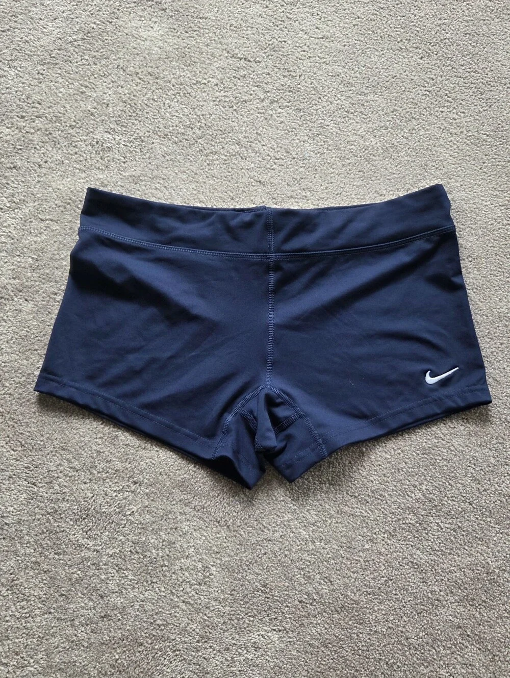 Nike Navy Blue Performance Spandex Compression Shorts